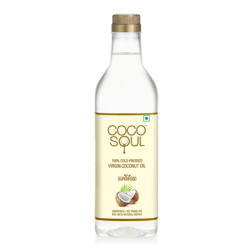 Coco Soul Cold Pressed Natural Virgin Coconut Oil, 1 L