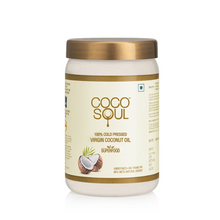Load image into Gallery viewer, Coco Soul Cold Pressed Natural Virgin Coconut Oil, 1 L
