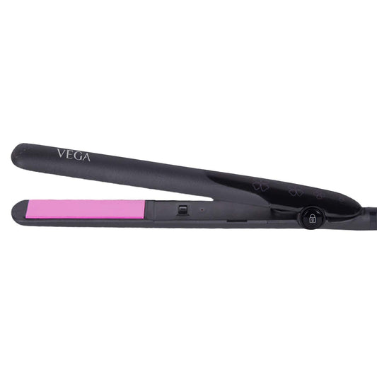 Vega Adore Flat Hair Straightener -VHSH-18(Color May Vary)Everyday can be a good hair day with Vega Adore Flat Hair Straightener. Now style your hair beautifully and get sleek, straight hair using this amazing Vega Hair StrSondaryam AppliancesVega Adore Flat Hair Straightener -VHSH-18(Color