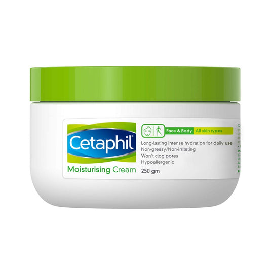 Cetaphil  Moisturising Cream 250 gm
sondaryam is the leading name in the chain of cosmetics and departmental stores in jaipur . , sondaryam  has been a pioneer in delivering top quality genuine produSondaryam SkinCetaphil Moisturising Cream 250 gm