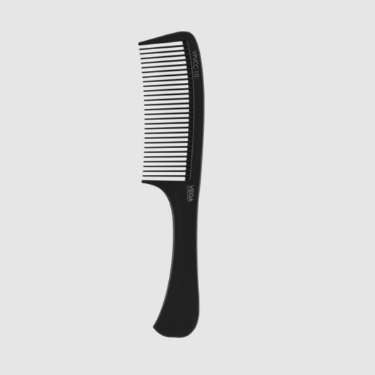 Vega Carbon Handle Comb-Black Line - VPVCC-10Handle Combs-Black LineSondaryam Vega Carbon Handle Comb-Black Line - VPVCC-10