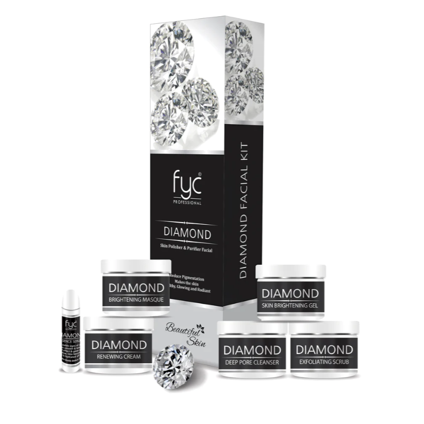 FYC DIAMOND SKIN POLISHER AND PURIFIER FACIAL KITsondaryam is the leading name in the chain of cosmetics and departmental stores in jaipur . , sondaryam  has been a pioneer in delivering top quality genuine productSondaryam FYC DIAMOND SKIN POLISHER