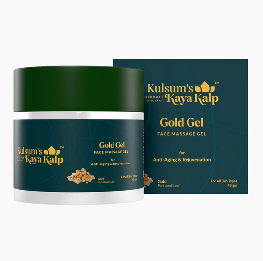 Kulsum's Kayakalp Gold Face Gel 40gmsondaryam is the leading name in the chain of cosmetics and departmental stores in jaipur . , sondaryam  has been a pioneer in delivering top quality genuine productSondaryam Kayakalp Gold Face Gel 40gm