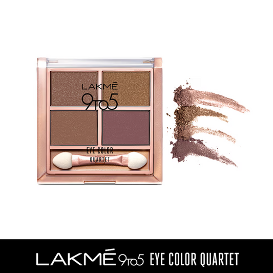 Lakme 9 to 5 Eye Color Quartet Eye Shadow - Mystic Nudessondaryam is the leading name in the chain of cosmetics and departmental stores in jaipur . , sondaryam  has been a pioneer in delivering top quality genuine productSondaryam 5 Eye Color Quartet Eye Shadow - Mystic Nudes