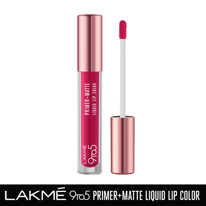 Lakme 9to5 Primer + Matte Liquid Lip Color - MP2 Power Pinksondaryam is the leading name in the chain of cosmetics and departmental stores in jaipur . , sondaryam  has been a pioneer in delivering top quality genuine productSondaryam Lakme 9to5 Primer + Matte Liquid Lip Color - MP2 Power Pink