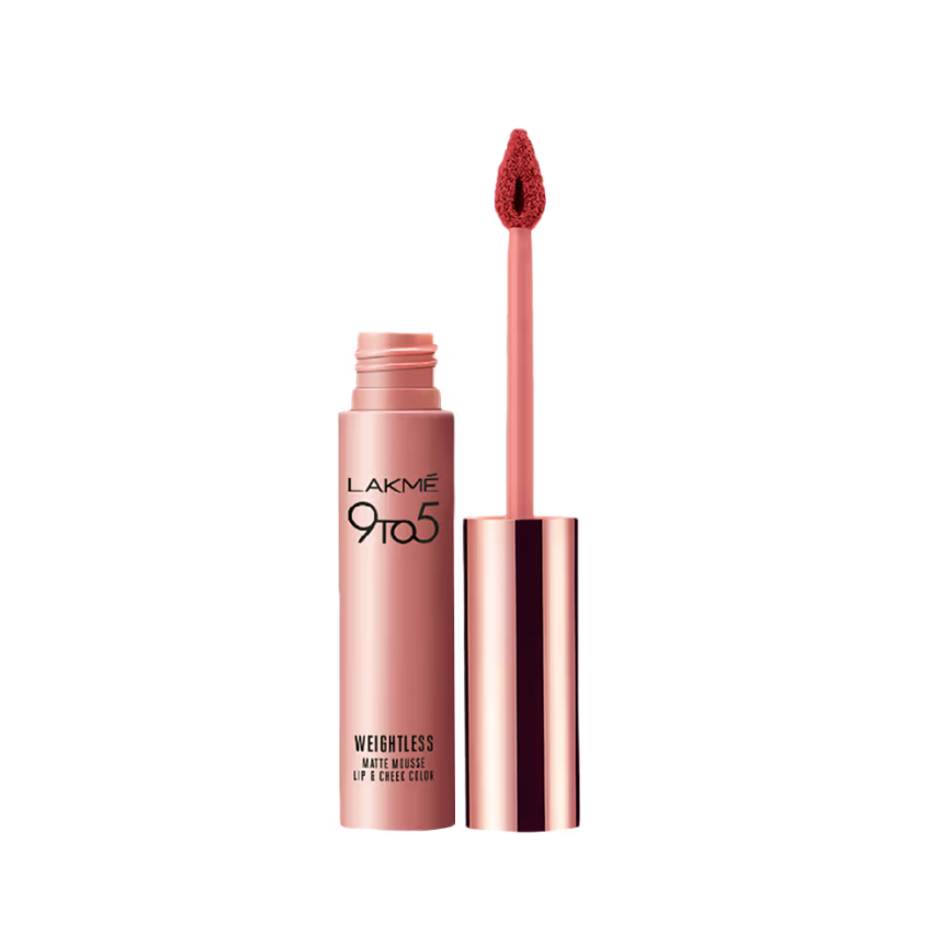 Lakme 9 to 5 Weightless Matte Mousse Lip & Cheek Color - Nude Cushionsondaryam is the leading name in the chain of cosmetics and departmental stores in jaipur . , sondaryam  has been a pioneer in delivering top quality genuine productSondaryam 5 Weightless Matte Mousse Lip & Cheek Color - Nude Cushion