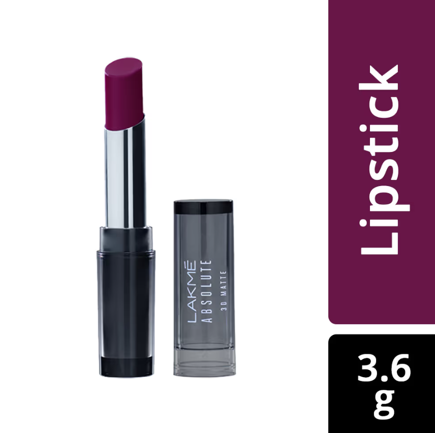 Lakme Absolute 3D Lipstick - Purple Eveningsondaryam is the leading name in the chain of cosmetics and departmental stores in jaipur . , sondaryam has been a pioneer in delivering top quality genuine productSondaryam Lakme Absolute 3D Lipstick - Purple Evening