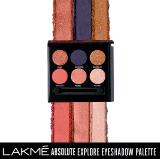 Lakme Absolute Explore Eye Shadow Palette - Desert Sunsetsondaryam is the leading name in the chain of cosmetics and departmental stores in jaipur . , sondaryam has been a pioneer in delivering top quality genuine productSondaryam Lakme Absolute Explore Eye Shadow Palette - Desert Sunset