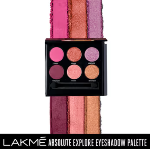 Lakme Absolute Explore Eye Shadow Palette - Purple Hazesondaryam is the leading name in the chain of cosmetics and departmental stores in jaipur . , sondaryam  has been a pioneer in delivering top quality genuine productSondaryam Lakme Absolute Explore Eye Shadow Palette - Purple Haze