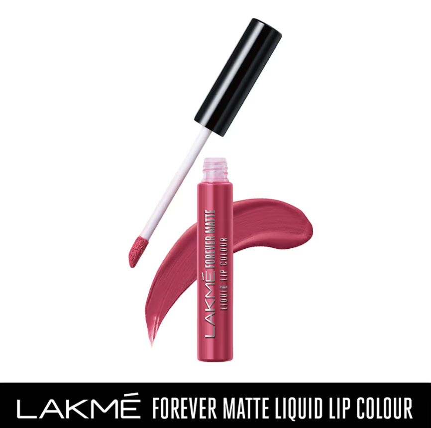 Lakme Forever Matte Liquid Lip Color - PINK PEACHsondaryam is the leading name in the chain of cosmetics and departmental stores in jaipur . , sondaryam  has been a pioneer in delivering top quality genuine productSondaryam Lakme Forever Matte Liquid Lip Color - PINK PEACH