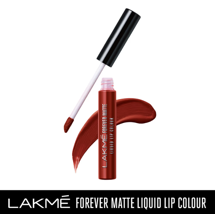 Lakme Forever Matte Liquid Lip Color - RED CHERRYsondaryam is the leading name in the chain of cosmetics and departmental stores in jaipur . , sondaryam  has been a pioneer in delivering top quality genuine productSondaryam Lakme Forever Matte Liquid Lip Color - RED CHERRY