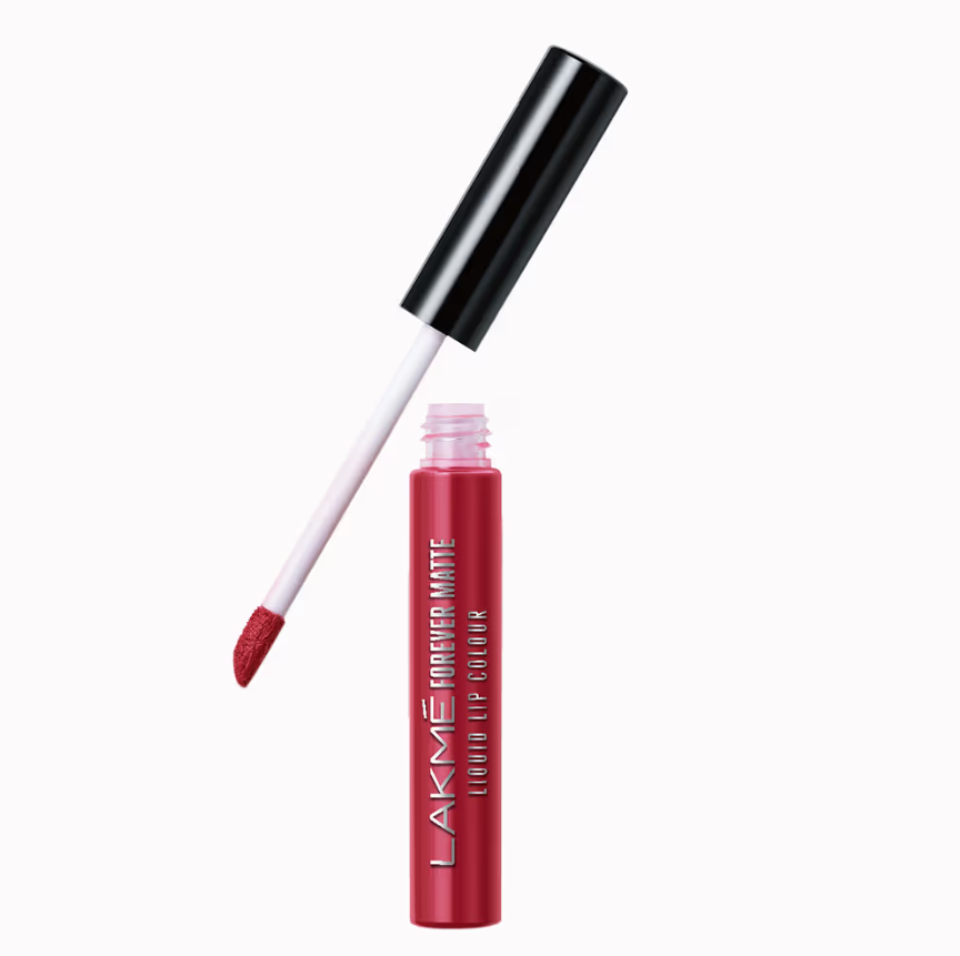 Lakme Forever Matte Liquid Lip Color RED VELVETsondaryam is the leading name in the chain of cosmetics and departmental stores in jaipur . , sondaryam  has been a pioneer in delivering top quality genuine productSondaryam Lakme Forever Matte Liquid Lip Color RED VELVET