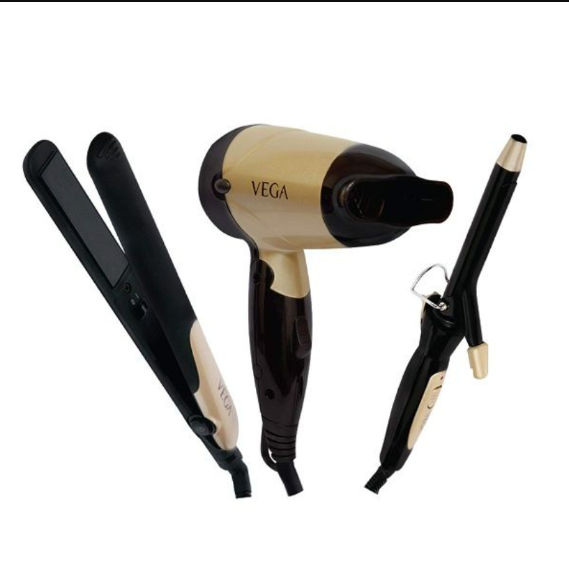 VEGA Miss Versatile Styling Set - VHSS-03Bored of having same hair style everyday? Get Vega Miss Versatile Styling Set, a perfect combination of style and quality to look different everyday. This set has haSondaryam VEGA Miss Versatile Styling Set - VHSS-03