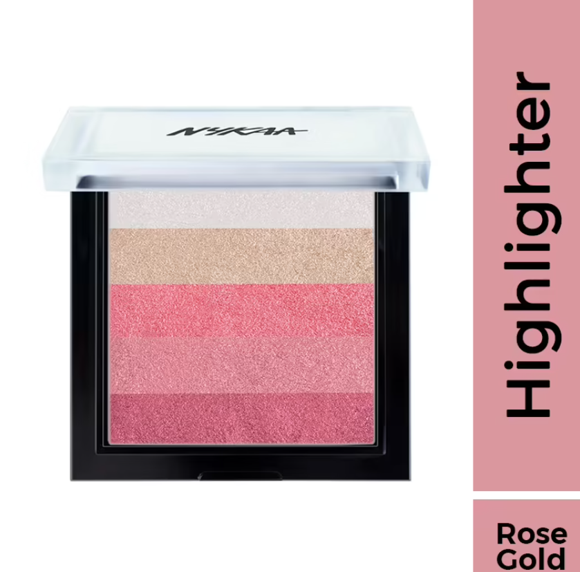 Nykaa Glow Goals! Shimmer Brick Highlighter Palette -