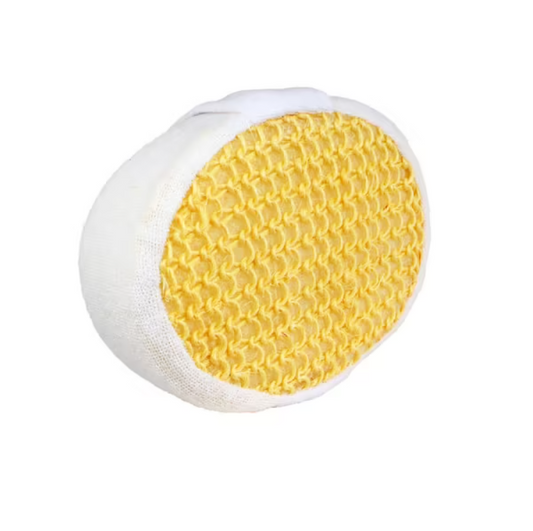 VEGA Sisal Sponge Relaxer (NBA-3/2)Vega Sisal Sponge Relaxer is towel backed with a hand strap. Once wet, it softens and gently exfoliates and can be used as a gentle scrubber for the whole body. MassSondaryam VEGA Sisal Sponge Relaxer (NBA-3/2)