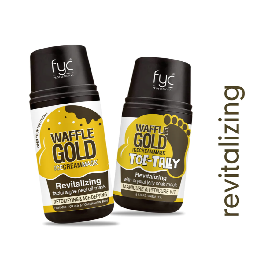 FYC Waffle Gold Facial Kit & Mani Pedi Combosondaryam is the leading name in the chain of cosmetics and departmental stores in jaipur . , sondaryam  has been a pioneer in delivering top quality genuine productSondaryam FYC Waffle Gold Facial Kit & Mani Pedi Combo