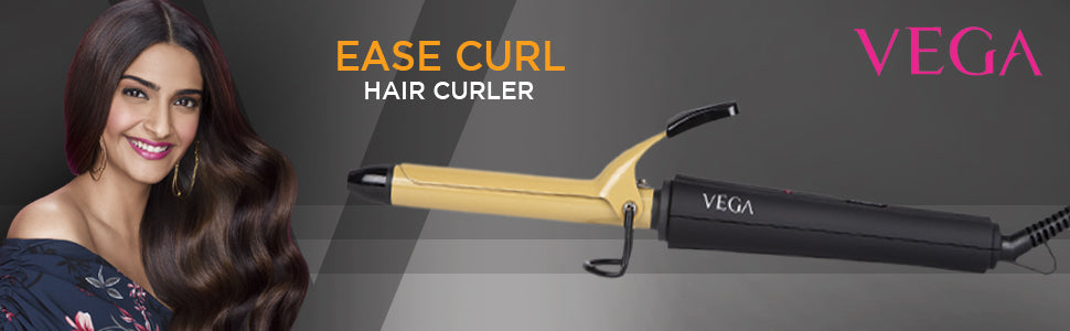 Vega Ease Curl VHCH-02 Hair CurlerManufacturer/Brand warranty applicable. Kindly retain the original Sondaryam invoice copy to avail warranty service.
25mm barrel
Chrome Plates with ceramic coating,Sondaryam Vega Ease Curl VHCH-02 Hair Curler
