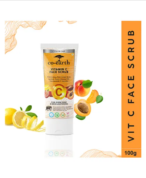 Colorbar Co-Earth Vitamin C Face Scrub-100G