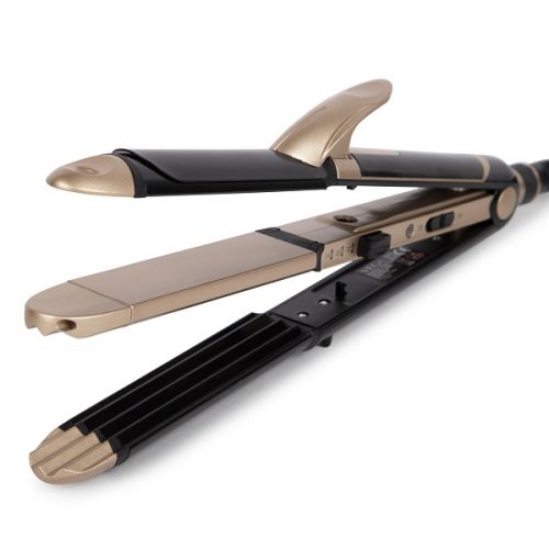 Vega VHSCC-01 3 In 1 Hair StylerGet a new you everyday at home with Vega 3 in 1 styler. You can straighten, crimp and curl your hair with this styler. From a corporate look to a party look, this stSondaryam AppliancesVega VHSCC-01 3