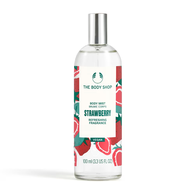 The Body Shop Strawberry Body Mist - For Women (100ml)
