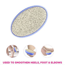 Load image into Gallery viewer, Vega 2 In 1 Foot Smoother &amp; Massager Pumice Stone(PD-09)Vega 2 in 1 Foot Smoother and Massager is designed for smoothing and exfoliating benefits of traditional pumice with a new easy to grip rubber ring that provides a sSondaryam PERSONAL CAREVega 2
