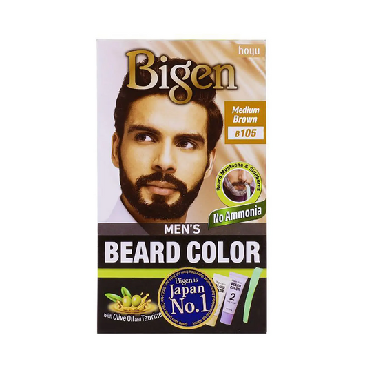 Bigen Men's Beard Color - B105 Medium Brown (40g)

sondaryam is the leading name in the chain of cosmetics and departmental stores in jaipur . , sondaryam  has been a pioneer in delivering top quality genuine produSondaryam Beard Color - B105 Medium Brown (40g)