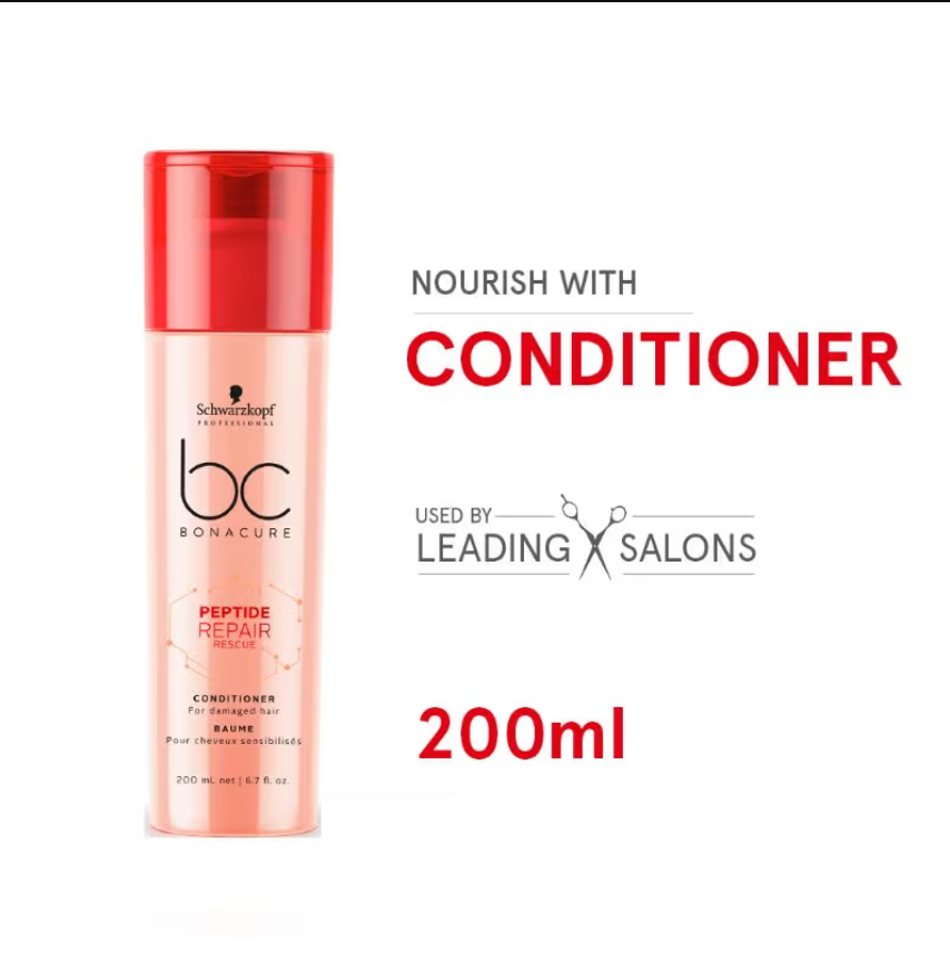 Schwarzkopf Professional Bonacure Repair Rescue Conditioner With Arginsondaryam is the leading name in the chain of cosmetics  in jaipur . , sondaryam  has been a pioneer in delivering top quality genuine products in all categories. AlSondaryam Schwarzkopf Professional Bonacure Repair Rescue Conditioner