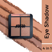 Load image into Gallery viewer, Nykaa Cosmetics Eyes On Me! 4 in 1 Quad Eyeshadow Palette
