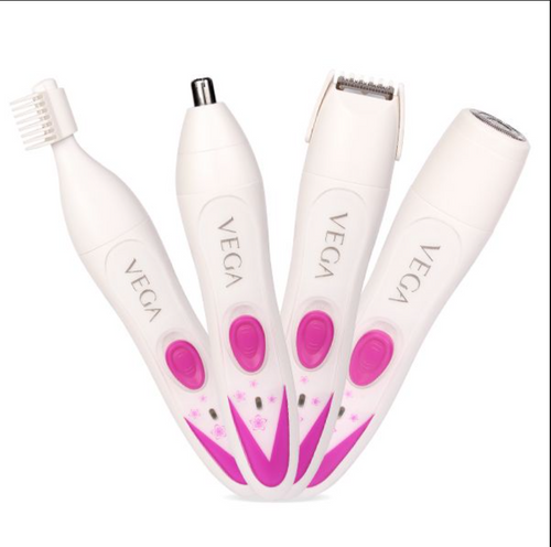 VEGA FEATHER TOUCH 4-in-1 TRIMMER-VHBT-03Freedom of grooming is now in your hand with Feather Touch 4-in-1 Trimmer for women. The Water resistant trimmer is the perfect hygiene partner. It comes with 4 diffSondaryam VEGA FEATHER TOUCH 4-