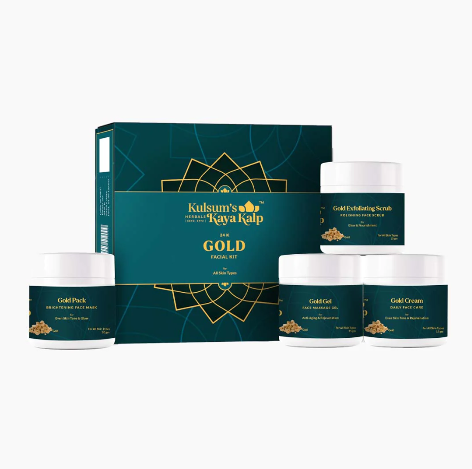 Kulsum's Kayakalp Gold Facial Kitsondaryam is the leading name in the chain of cosmetics and departmental stores in jaipur . , sondaryam  has been a pioneer in delivering top quality genuine productSondaryam Kayakalp Gold Facial Kit