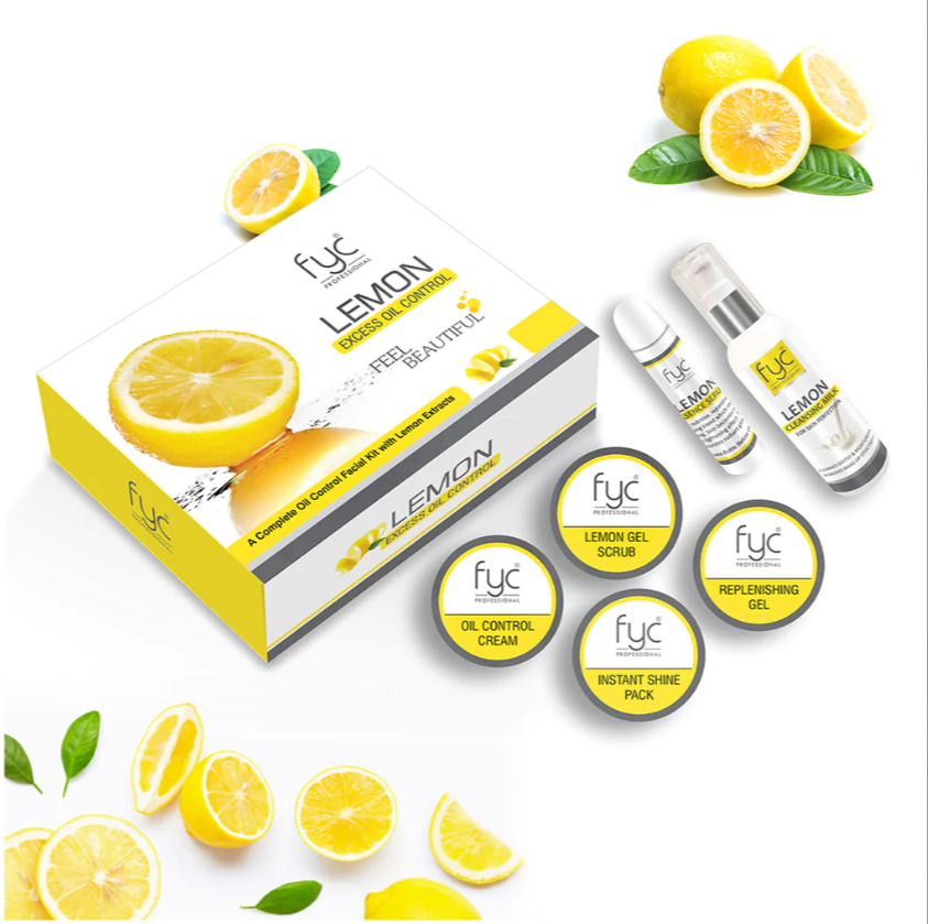 FYC LEMON EXCESS OIL CONTROL FACIAL KIT (260g)sondaryam is the leading name in the chain of cosmetics and departmental stores in jaipur . , sondaryam  has been a pioneer in delivering top quality genuine productSondaryam FYC LEMON EXCESS OIL CONTROL FACIAL KIT (260g)