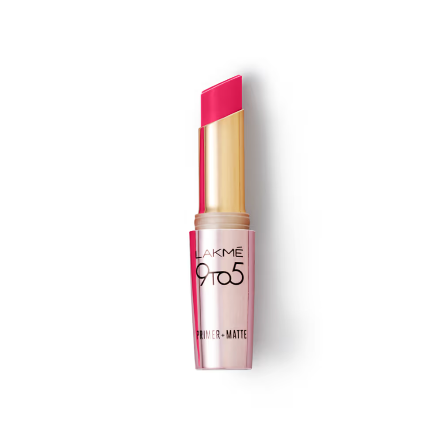 Lakme 9 To 5 Primer + Matte Lipstick - MP2 Ruby Rushsondaryam is the leading name in the chain of cosmetics and departmental stores in jaipur . , sondaryam  has been a pioneer in delivering top quality genuine productSondaryam 5 Primer + Matte Lipstick - MP2 Ruby Rush