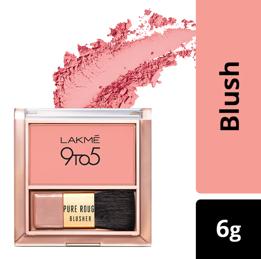 Lakme 9 To 5 Pure Rouge Blusher - Nude Flushsondaryam is the leading name in the chain of cosmetics and departmental stores in jaipur . , sondaryam  has been a pioneer in delivering top quality genuine productSondaryam Make up5 Pure Rouge Blusher - Nude Flush