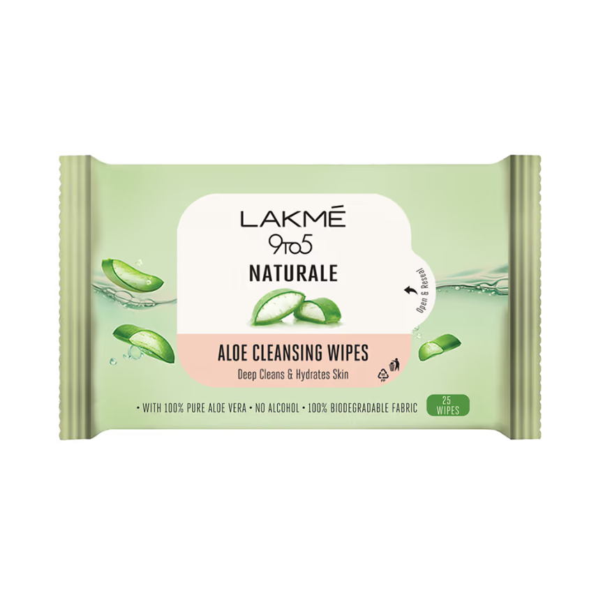 Lakme 9to5 Natural Aloe Cleansing Wipessondaryam is the leading name in the chain of cosmetics and departmental stores in jaipur . , sondaryam  has been a pioneer in delivering top quality genuine productSondaryam Lakme 9to5 Natural Aloe Cleansing Wipes