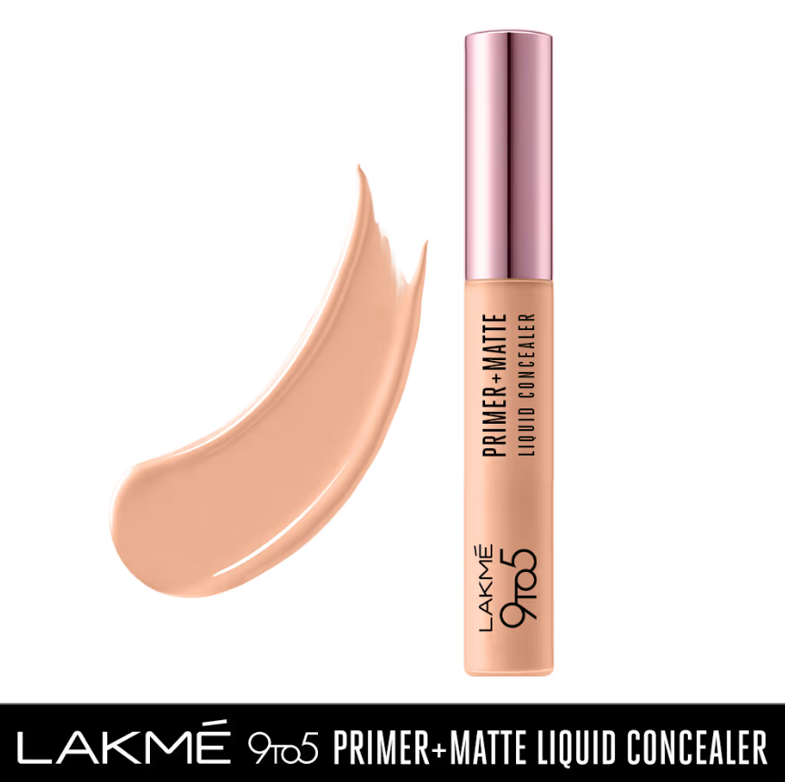 Lakme 9to5 Primer + Matte Liquid Concealer - 10 Ivorysondaryam is the leading name in the chain of cosmetics and departmental stores in jaipur . , sondaryam  has been a pioneer in delivering top quality genuine productSondaryam Lakme 9to5 Primer + Matte Liquid Concealer - 10 Ivory