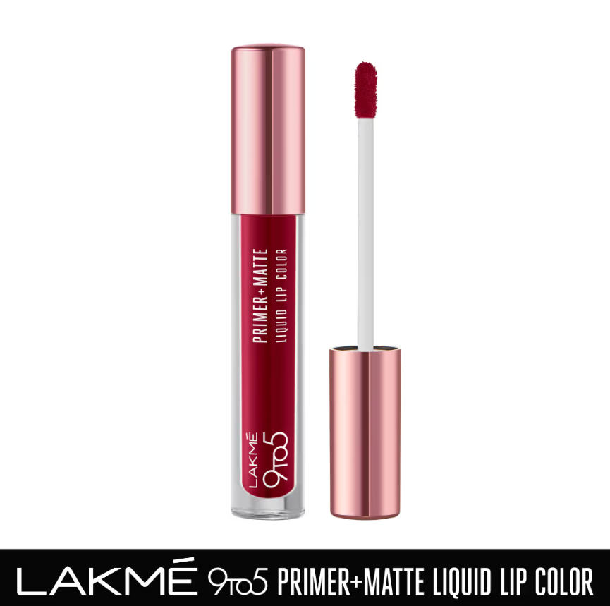 Lakme 9to5 Primer + Matte Liquid Lip Color - MM3 Crisp Winesondaryam is the leading name in the chain of cosmetics and departmental stores in jaipur . , sondaryam  has been a pioneer in delivering top quality genuine productSondaryam Lakme 9to5 Primer + Matte Liquid Lip Color - MM3 Crisp Wine