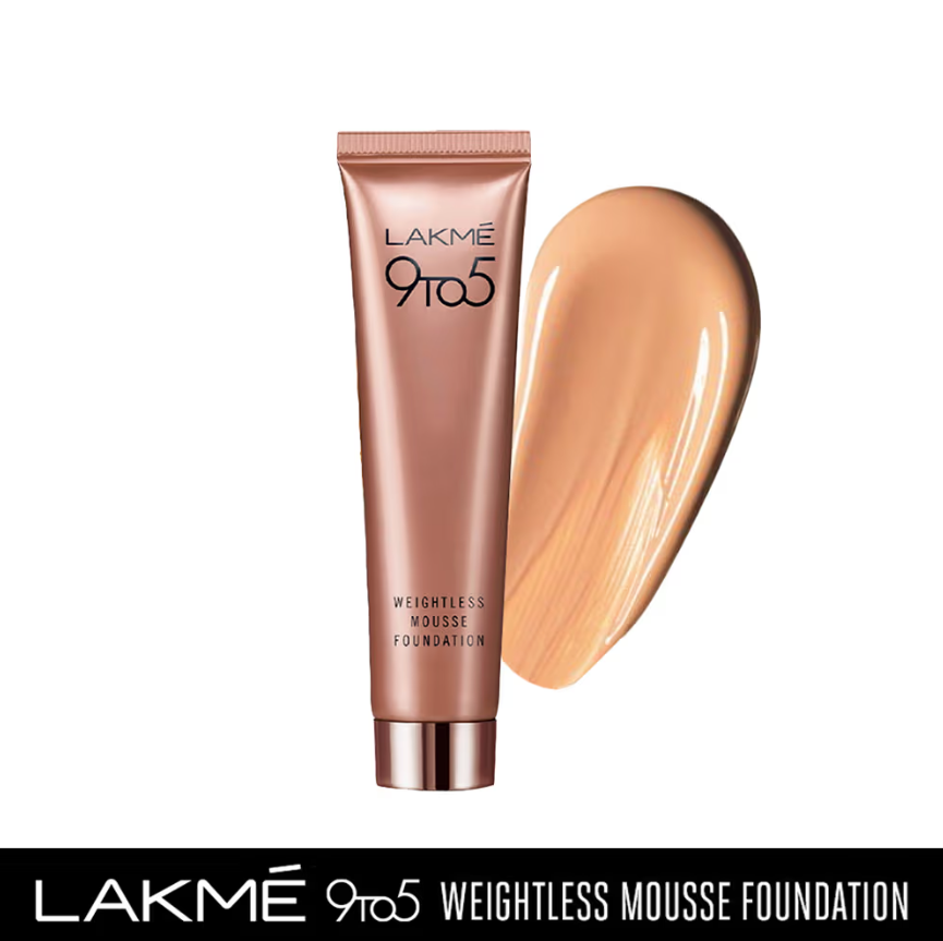 Lakme 9 to 5 Weightless Mousse Foundation - Beige Vanillasondaryam is the leading name in the chain of cosmetics and departmental stores in jaipur . , sondaryam  has been a pioneer in delivering top quality genuine productSondaryam Make up5 Weightless Mousse Foundation - Beige Vanilla