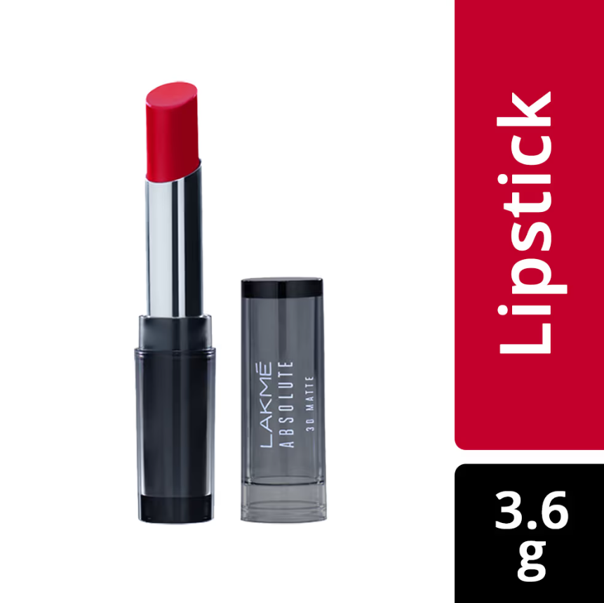 Lakme Absolute 3D Lipstick - Red Carnivalsondaryam is the leading name in the chain of cosmetics and departmental stores in jaipur . , sondaryam  has been a pioneer in delivering top quality genuine productSondaryam Lakme Absolute 3D Lipstick - Red Carnival