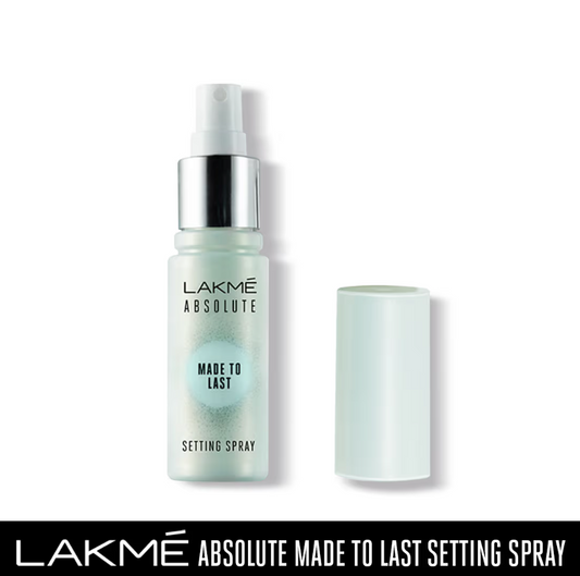 Lakme Absolute Made To Last Setting Spraysondaryam is the leading name in the chain of cosmetics and departmental stores in jaipur . , sondaryam  has been a pioneer in delivering top quality genuine productSondaryam Lakme Absolute Made