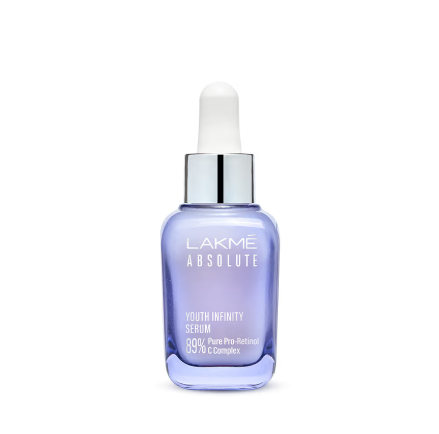 Lakme Absolute Youth Infinity Serum With 89% Pure Pro-Retinol C Complesondaryam is the leading name in the chain of cosmetics and departmental stores in jaipur . , sondaryam  has been a pioneer in delivering top quality genuine productSondaryam Lakme Absolute Youth Infinity Serum