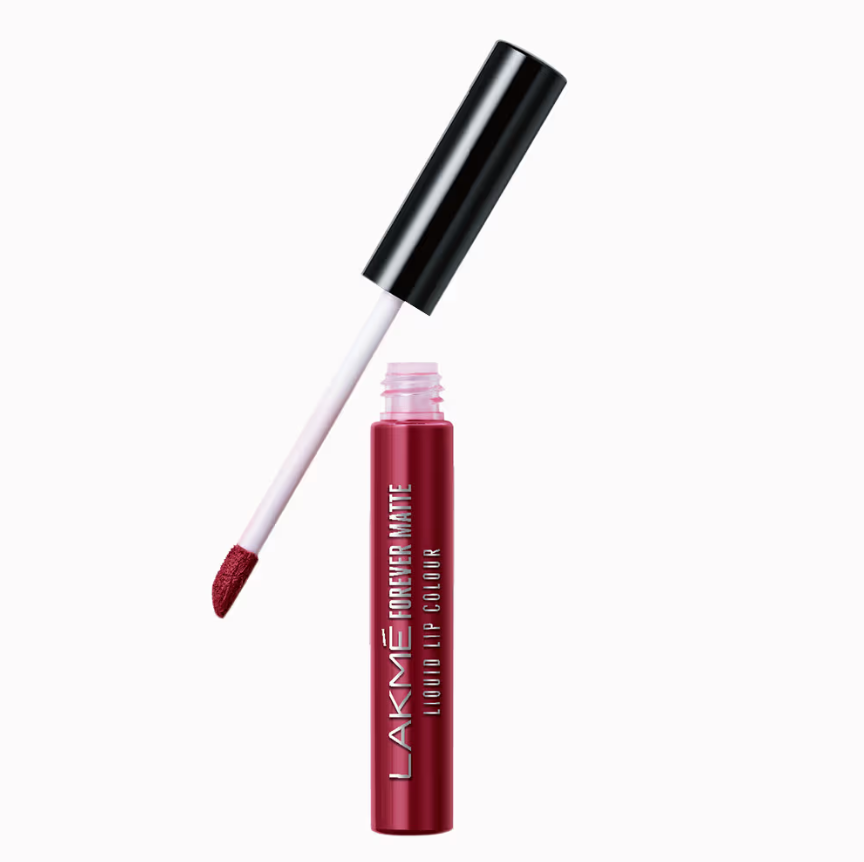 Lakme Forever Matte Liquid Lip Color - CRIMSON ROSEsondaryam is the leading name in the chain of cosmetics and departmental stores in jaipur . , sondaryam  has been a pioneer in delivering top quality genuine productSondaryam Lakme Forever Matte Liquid Lip Color - CRIMSON ROSE