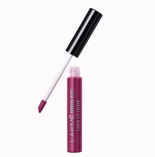 Lakme Forever Matte Liquid Lip Color - PURPLE POUTsondaryam is the leading name in the chain of cosmetics and departmental stores in jaipur . , sondaryam  has been a pioneer in delivering top quality genuine productSondaryam Lakme Forever Matte Liquid Lip Color - PURPLE POUT