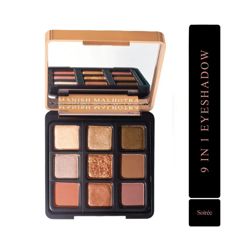 Myglamm Manish Malhotra 9 In 1 Eyeshadow Palette - Soiree (9g)sondaryam is the leading name in the chain of cosmetics and departmental stores in jaipur . , sondaryam  has been a pioneer in delivering top quality genuine productSondaryam 1 Eyeshadow Palette - Soiree (9g)