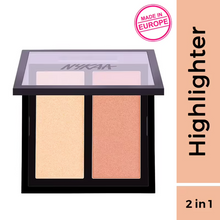 Load image into Gallery viewer, Nykaa Glow Getter Highlighting &amp; Illuminating Duo Palette
