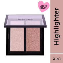Load image into Gallery viewer, Nykaa Glow Getter Highlighting &amp; Illuminating Duo Palette
