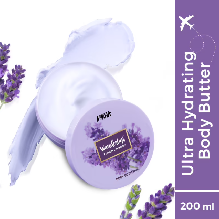 Nykaa Wanderlust Body Butter - French Lavender