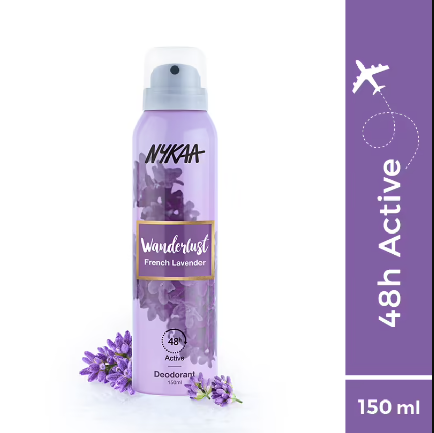 Nykaa Wanderlust Deodorant Spray - French Lavender