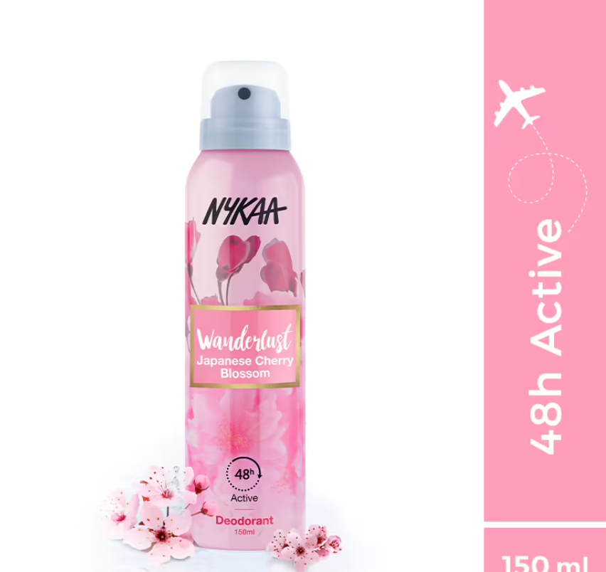 Nykaa Wanderlust Deodorant Spray - Japanese Cherry Blossom
