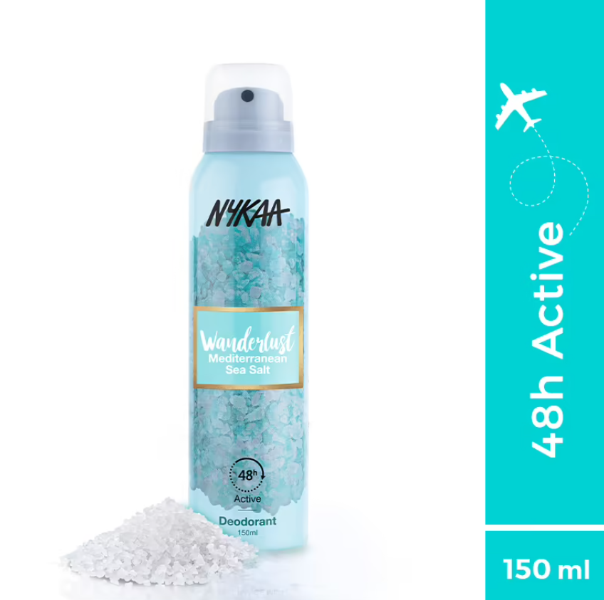 Nykaa Wanderlust Deodorant Spray - Mediterranean Sea Salt