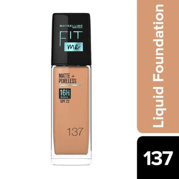 Maybelline New York Fit Me Matte + Poreless Foundation (30ml)